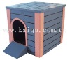 Plain Roof Pet House With Carved Effect (L size)