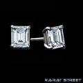 EMERALD-CUT SOLITAIRE EARRINGS