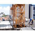 inside climbing tower crane