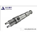 twin conical  screw barrel