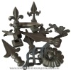 forged iron scrolls / wrought iron ornaments