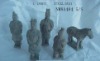 Ceramic warriors,Terracotta warriors,ceramic soldiers,soldiers figurines