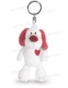 plush animal keychain