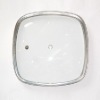 rectangular glass lid