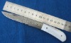 damascus knife /  damascus steel knife  / damascus knife with mother of pearl handle /  pocket knife with mother of pearl handle