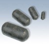 Low chromium alloyed capsule balls