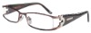 Metal optical half rim