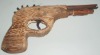 Rubber wooden gun