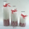 Christmas pillar candle