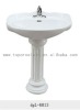 bathroom ceramic pedestal basin/sanitary ware