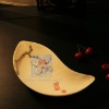 Q364-66Flower Shape Antique Fruit Tray