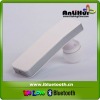 White mono bluetooth headset for cellphone