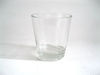 small clear drinking glass