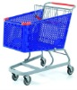 supermarket shopping trolley, plastic trolley