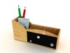 Wood Crafts Pencil Case