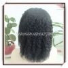 16inch kinky curl Indian remy hair lace front wig