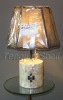 mother of pearl shell table lamp