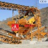 Large capacity vibrating screen for silica sand used in mining and quarrying plant