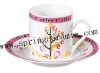 porcelain  mug with decal printing