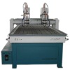 CNC router--dual heads crafts carving machine