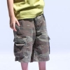 [Super Deal][LEAP]Camel print cargo pocket bermuda pants(child garment,kid wear)