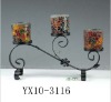 mosaic candle holders