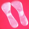 high heel gel insole,3/4 length,massage insole