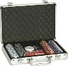 poker set in aluminum case