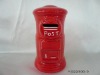 Red ceramic money bank