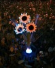 Solar fiber flowers/flower solar light /solar garden light /solar outdoor light