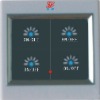 four way Touch screen remote control switch