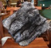 Silver Fox Fur Pillow