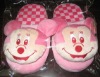 Animal slipper,plush slipper,indoor slipper,velour slipper