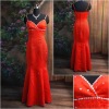 Stunning   Spaghtti Srap Satin  Evening Dress --HW073