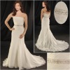 Strapless Chiffon  Wedding Dress  ZJ157