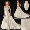 Strapless  Satin Wedding Dress  ZJ151