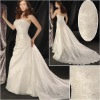 Strapless  Chiffon Wedding Dress  ZJ150