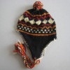 knitted hat with earflap