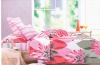 Reactive printed Twill bed sheet