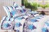 Reactive printed Twill bed sheet