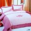 fly-em062  embroidery  bedding set/4pcs /pillowcase/quilt cover/bed sheet set