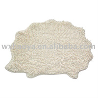 microfiber chenille mat; bath mat; animal mat