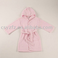 Colar fleece adult bathrobe