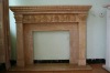 Carved Marble Fireplace