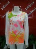 cotton printed lady t-shirt