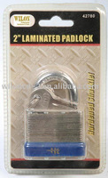 WL42780--2" laminated padlock