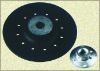 Plastic backing pad