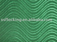 Wave Flocking fabric