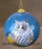 NEW Design Hot sale Hand Painted glass christmas ornament