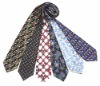 100% polyester printed necktie